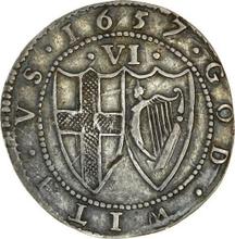 Sixpence 1657   