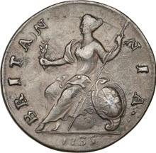 Halfpenny 1735    "Young Head"