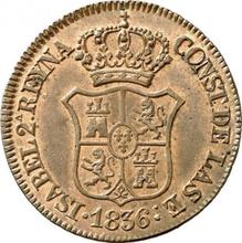 3 Cuartos 1836    "Catalonia"