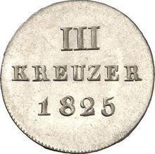 3 Kreuzer 1825   