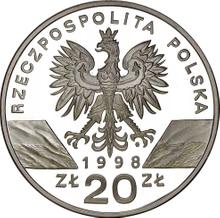 20 Zlotych 1998 MW  ET "Kreuzkröte"