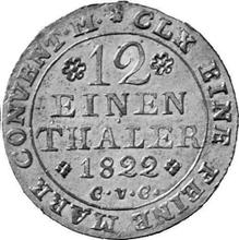 1/12 Thaler 1822  CvC 