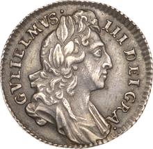Sixpence 1696    "First laureated bust"