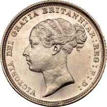 Sixpence 1886   