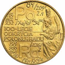 2 Zlote 1998 MW  RK "Radium und Polonium"