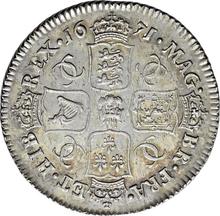 Shilling 1671    "Second laureate bust"