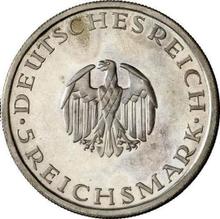 5 Reichsmark 1929 E   "Lessing"