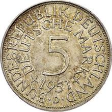 5 Mark 1951 D  