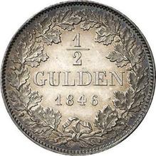 1/2 guldena 1846   
