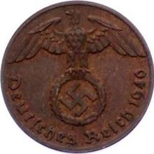 1 reichspfennig 1940 G  