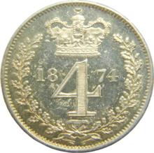 4 Pence (1 grote) 1874   
