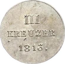 3 Kreuzer 1813   