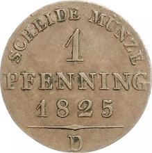 1 Pfennig 1825 D  