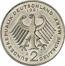 2 Mark 1991 G   "Ludwig Erhard"