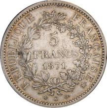 5 Francs 1871 K   "Hercules"