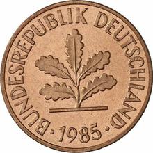 2 Pfennig 1985 G  