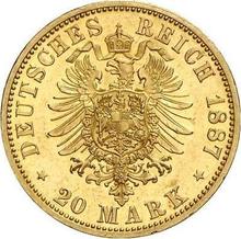 20 Mark 1887 A   "Saxe-Altenburg"