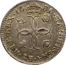 Fourpence (Groat) 1681   