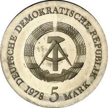 5 Mark 1978    "Friedrich Klopstock"