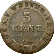 3 Centimes 1810 C  