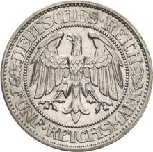 5 Reichsmark 1931 E   "Oak Tree"