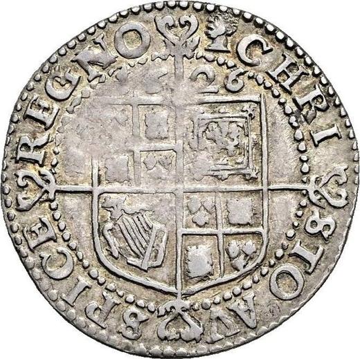 Reverse Sixpence 1626 "Second draped bust" - Silver Coin Value - United Kingdom, Charles I