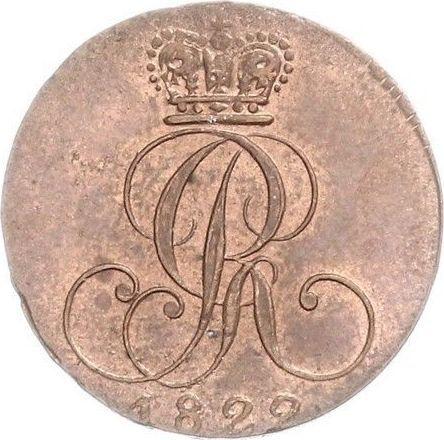 Obverse 1 Pfennig 1822 C -  Coin Value - Hanover, George IV