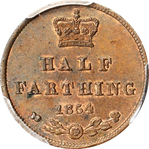 Reverse Half Farthing 1854 -  Coin Value - United Kingdom, Victoria