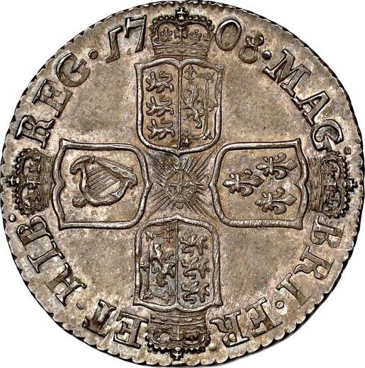 Reverse Shilling 1708 E * "The Edinburgh Portrait" - Silver Coin Value - United Kingdom, Anne