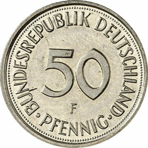 Obverse 50 Pfennig 1988 F - Coin Value - Germany, FRG