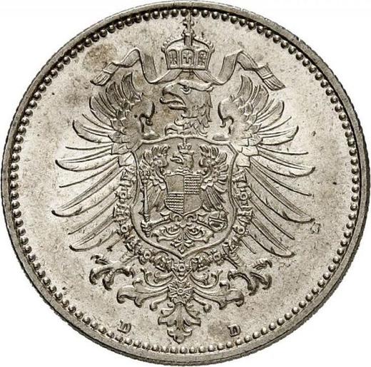 Revers 1 Mark 1873 D "Typ 1873-1887" - Silbermünze Wert - Deutschland, Deutsches Kaiserreich