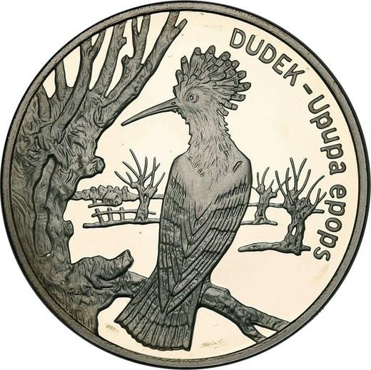 Reverse 20 Zlotych 2000 MW NR "Hoopoe" - Silver Coin Value - Poland, III Republic after denomination