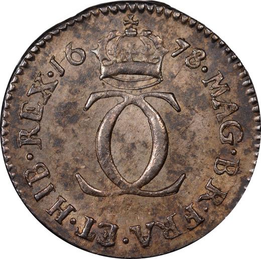 Reverso 2 peniques 1678 - valor de la moneda de plata - Gran Bretaña, Carlos II