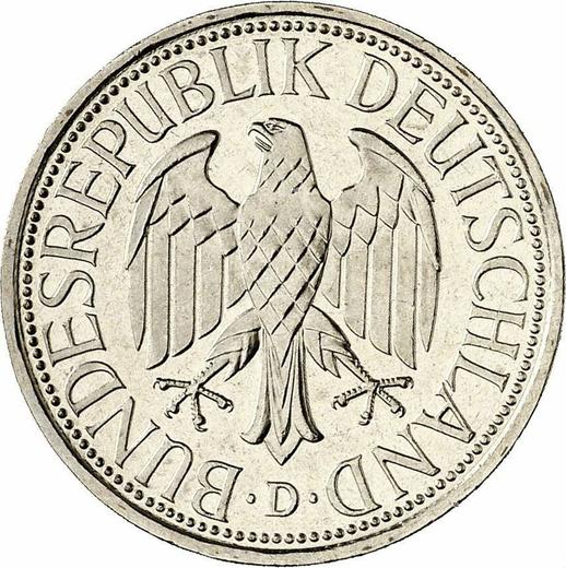 Reverse 1 Mark 1995 D -  Coin Value - Germany, FRG