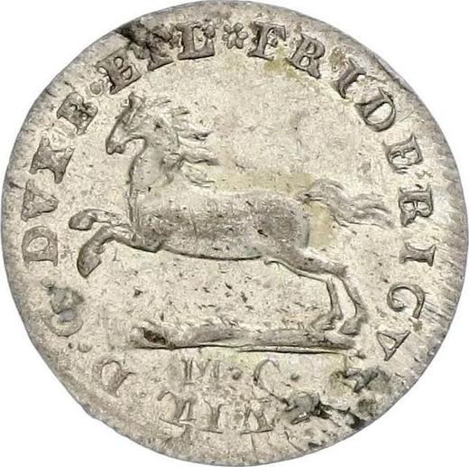 Obverse 6 Pfennig 1814 MC - Silver Coin Value - Brunswick-Wolfenbüttel, Frederick William