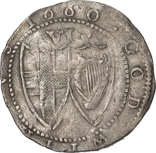 Reverse Sixpence 1660 - Silver Coin Value - United Kingdom, Commonwealth