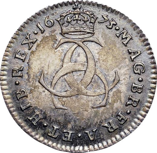 Reverse Threepence 1673 - Silver Coin Value - United Kingdom, Charles II