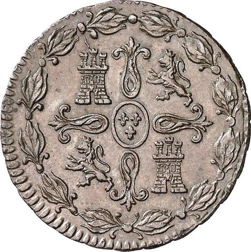 Reverse 4 Maravedís 1826 J "Type 1824-1827" -  Coin Value - Spain, Ferdinand VII