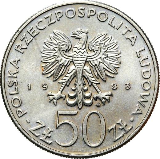 Avers 50 Zlotych 1983 MW EO "Großes Theater" Kupfernickel - Münze Wert - Polen, Volksrepublik Polen