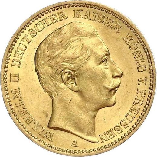 Obverse 20 Mark 1896 A "Prussia" - Gold Coin Value - Germany, German Empire