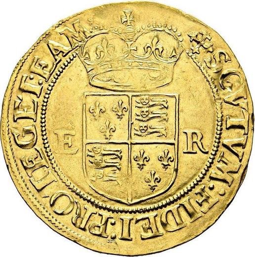 Reverso 1/2 libra Sin fecha (1559-1578) Borde de puntos - valor de la moneda de oro - Gran Bretaña, Isabel I