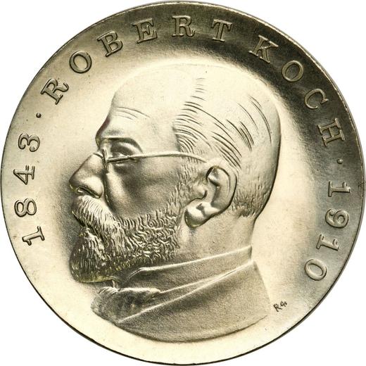Avers 5 Mark 1968 "Robert Koch" - Münze Wert - Deutschland, DDR