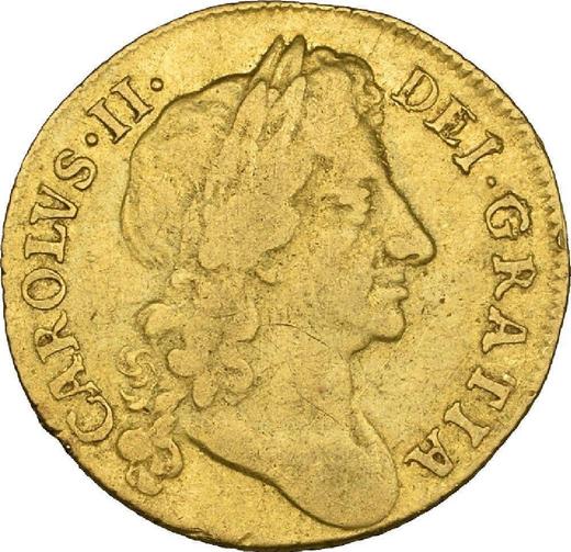 Obverse Half Guinea 1679 "Second laureate bust" - Gold Coin Value - United Kingdom, Charles II