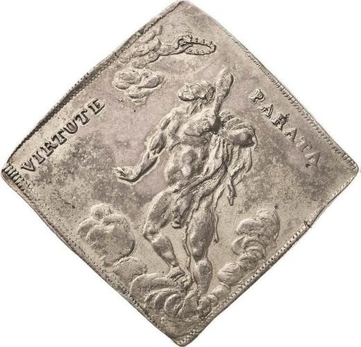 Obverse Thaler 1699 "Shooting clip" - Silver Coin Value - Poland, Augustus II