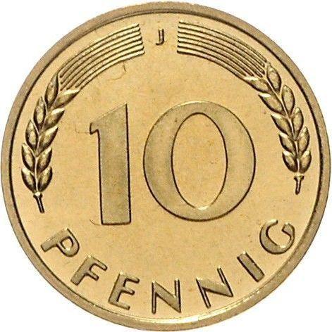 Obverse 10 Pfennig 1967 J -  Coin Value - Germany, FRG