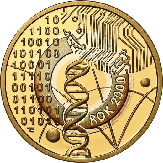 Reverse 200 Zlotych 2000 MW ET "Millennium" - Gold Coin Value - Poland, III Republic after denomination