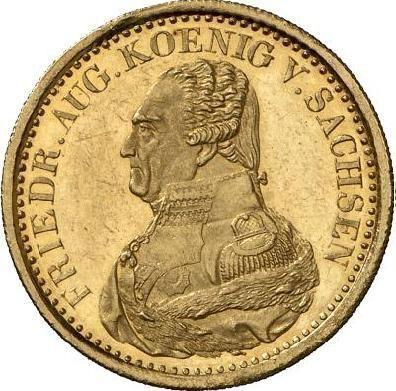 Obverse 5 Thaler 1826 S - Gold Coin Value - Saxony-Albertine, Frederick Augustus I
