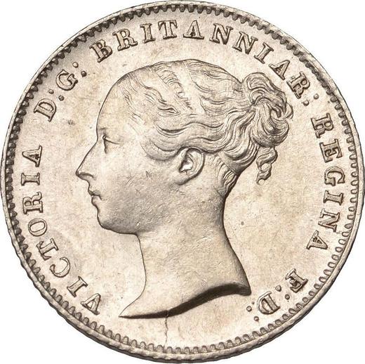 Awers monety - 4 pensy 1838 "Typ 1837-1862" - cena srebrnej monety - Wielka Brytania, Wiktoria