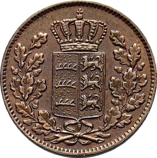 Avers 1/2 Kreuzer 1842 "Typ 1840-1856" - Münze Wert - Württemberg, Wilhelm I