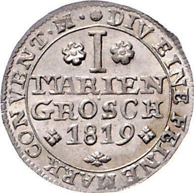 Revers Mariengroschen 1819 FR - Silbermünze Wert - Braunschweig-Wolfenbüttel, Karl II